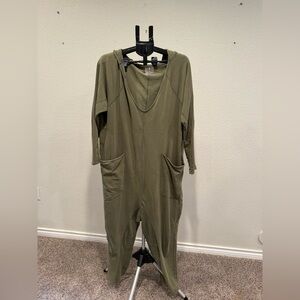 Free People Olive Green Jumpsuit